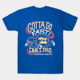 Retro Gaming Gotta Go Fast Sloth T-Shirt